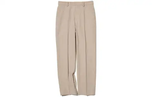 UNIQLO Casual Pants Women's Beige Moderate Straight Fit Pants