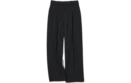 UNIQLO Casual Pants Women's Black Moderate Wide Leg Pants