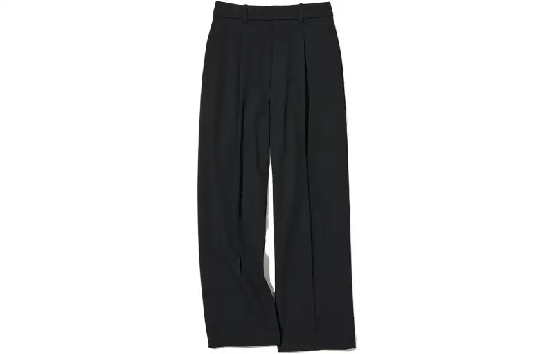 UNIQLO Casual Pants Women's Black Moderate Wide Leg Pants