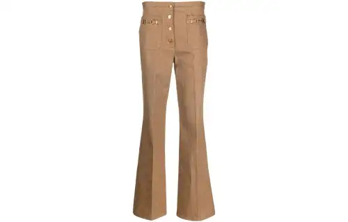 GUCCI Love Parade Casual Pants Women's Khaki