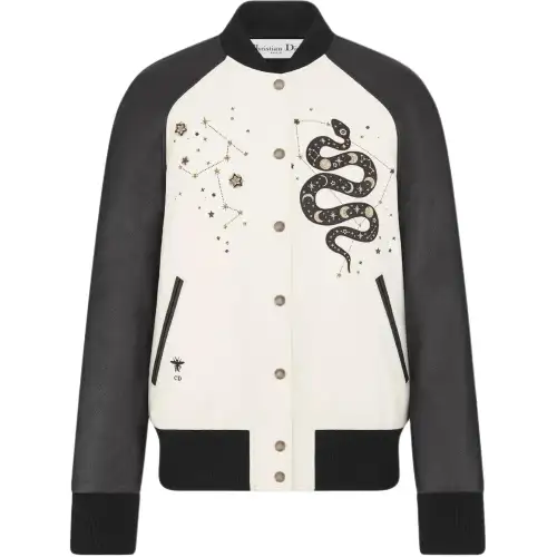 DIOR Leather Jacket Women's Black