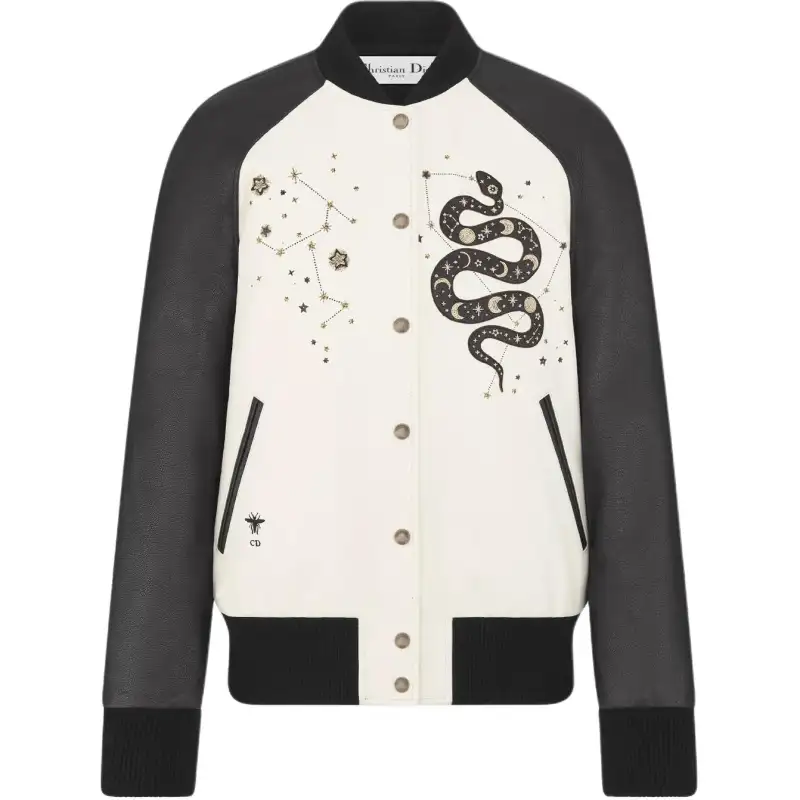 DIOR Leather Jacket Women's Black