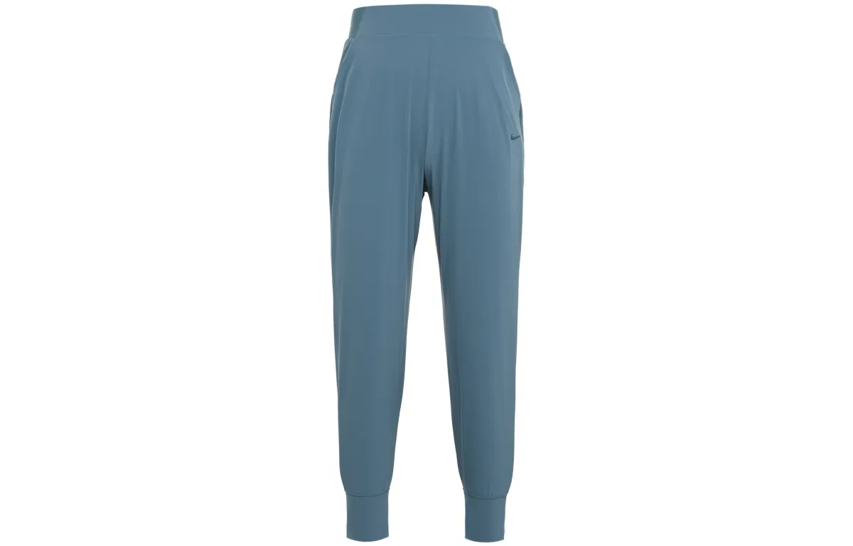 Nike Casual Pants Women's Blue Moderate Straight Fit Pants