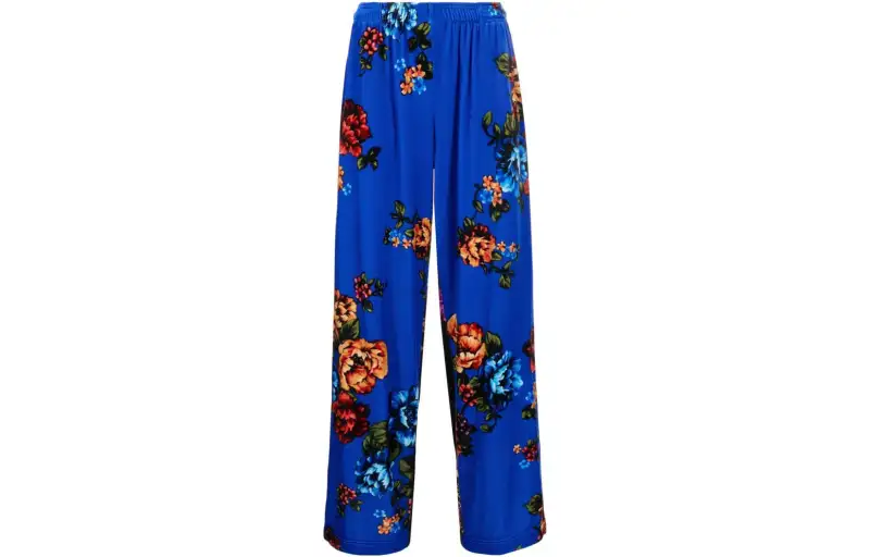 Vetements Floral Print Panelled Pants