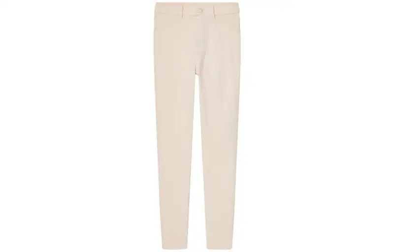 UNIQLO Casual Pants Women's Ivory Moderate Straight Fit Pants