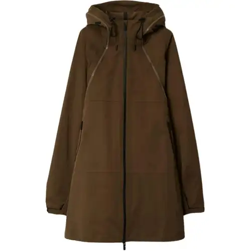 Burberry hooded parka coat