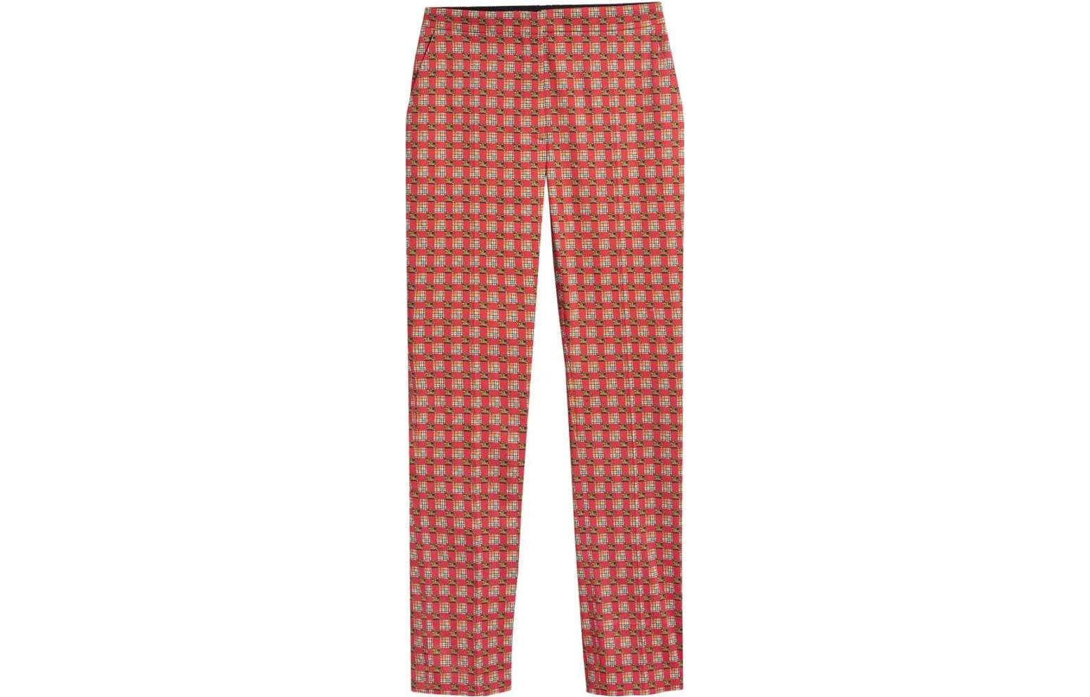 Женские штаны Burberry (красные)