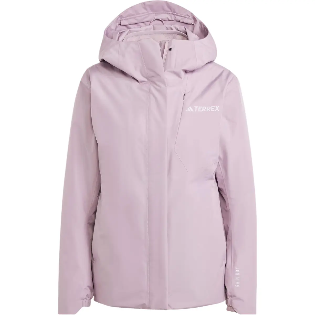 Adidas Waterproof And Windproof To Keep Warm Windbreaker Jacket Women's Dark Purple Pink