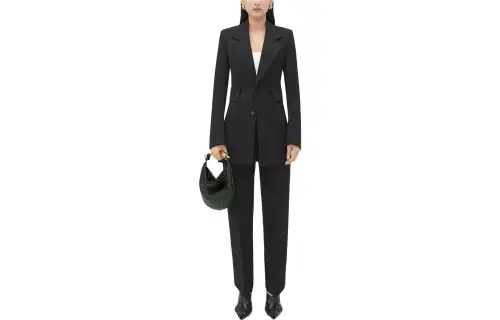 Bottega Veneta High Waisted Flared Trousers