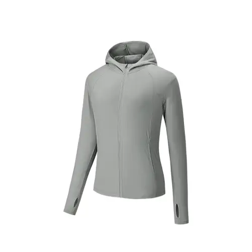 Anta Breathable Sun Protection Clothing Women's Star Diamond Gray