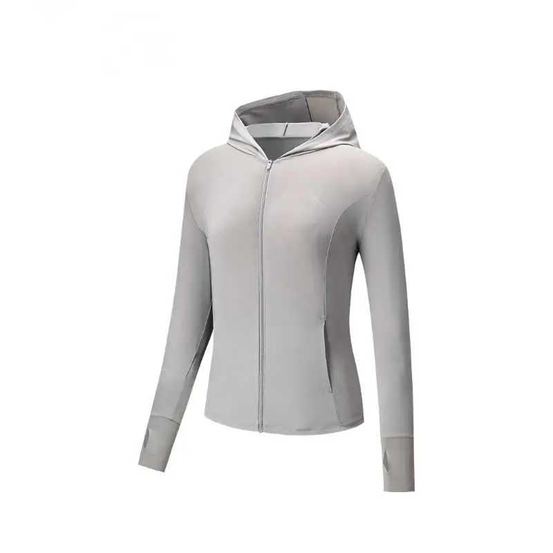 Anta Variety Training Collection Breathable UV Protection Sun Protection Clothing Women's Wild Reed Gray