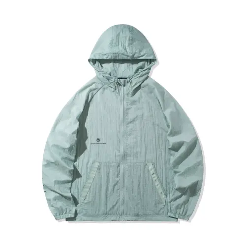 Li Ning Trench Coat Women's Gray Mist Green