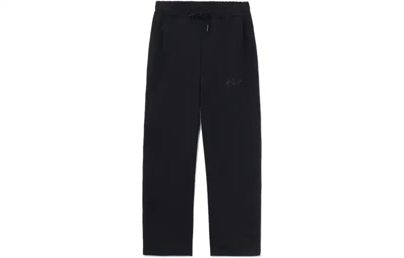 Li Ning Casual Pants Women's Black Moderate Straight Fit Pants