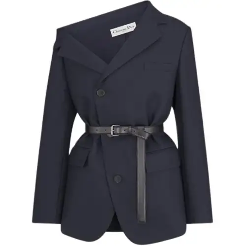 DIOR Business Suit Coat Women's Marine Blue