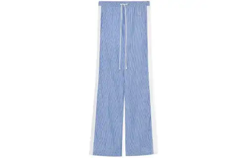 LOEWE Casual Pants Women's Blue Moderate Straight Fit Pants