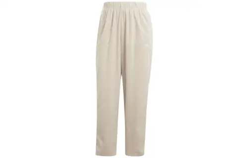 Adidas Originals Casual Pants Women's Beige Moderate Straight Fit Pants