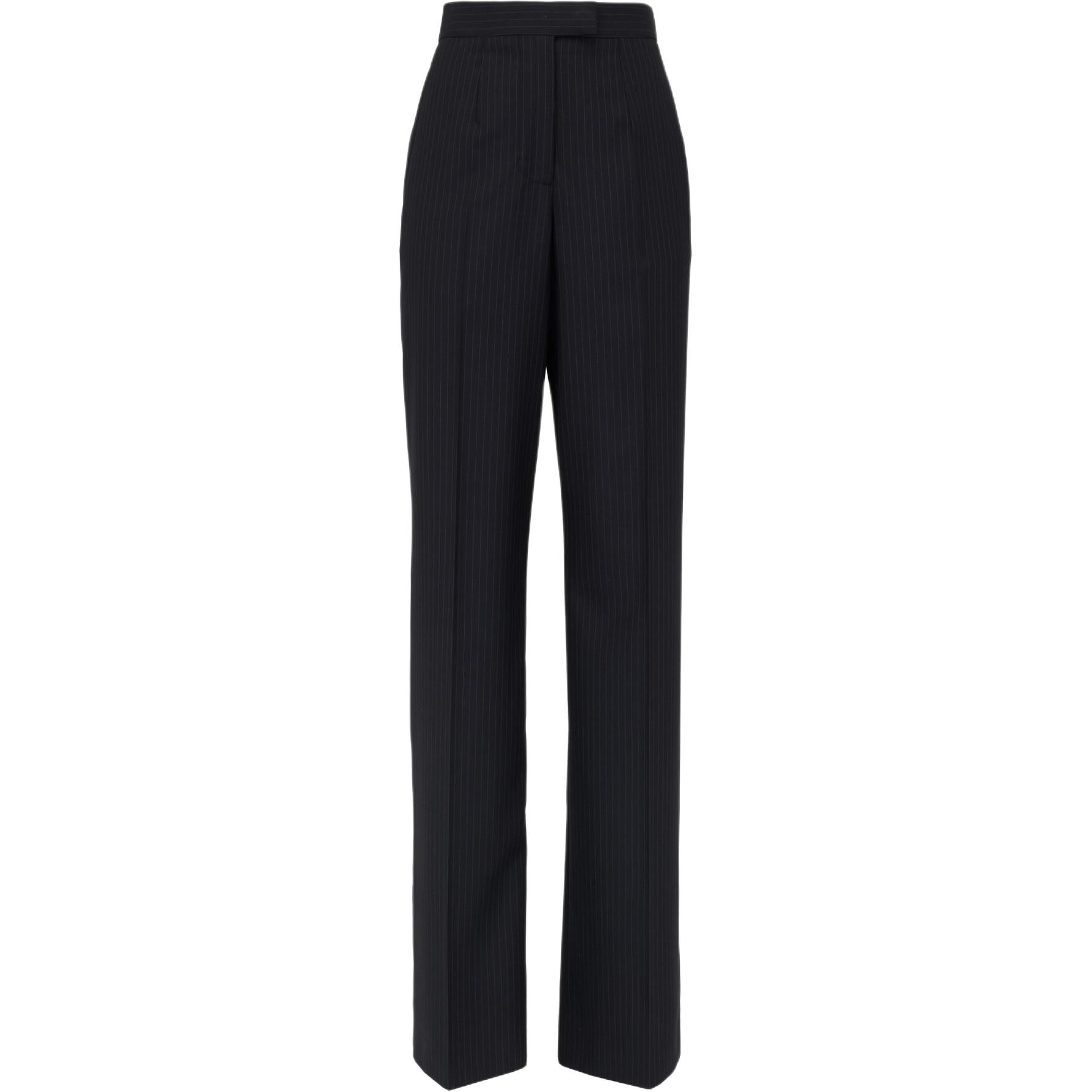 Женские штаны Alexander McQueen 798477-QJAEI-4100 (темно-синие)