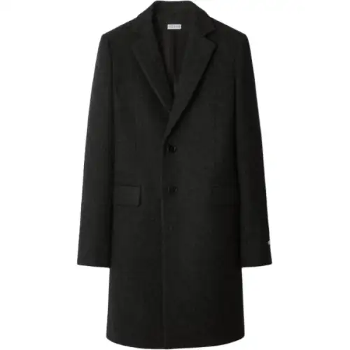 Burberry Coats Women's Black Lapel Moderate