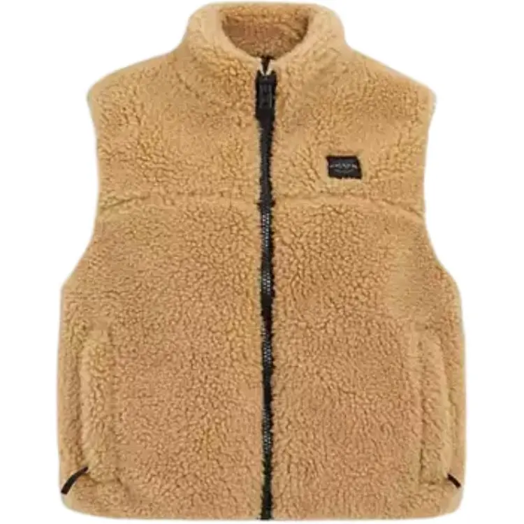 COACH Vests Women's Yellow Stand Collar Moderate Other