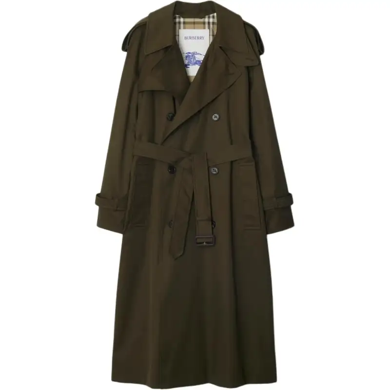 Burberry Castleford Double Breasted Belted Trench Coat