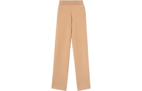 Burberry Casual Pants Women's Camel Moderate Straight Fit Pants