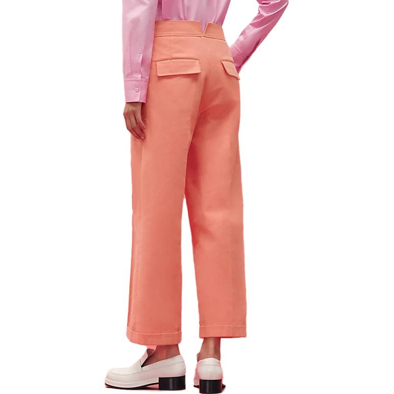 HERMES SS23 Casual Pants Women's Orange Apricot