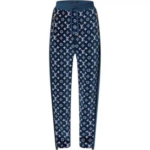 LOUIS VUITTON Monogram Toweling Jogging Pants