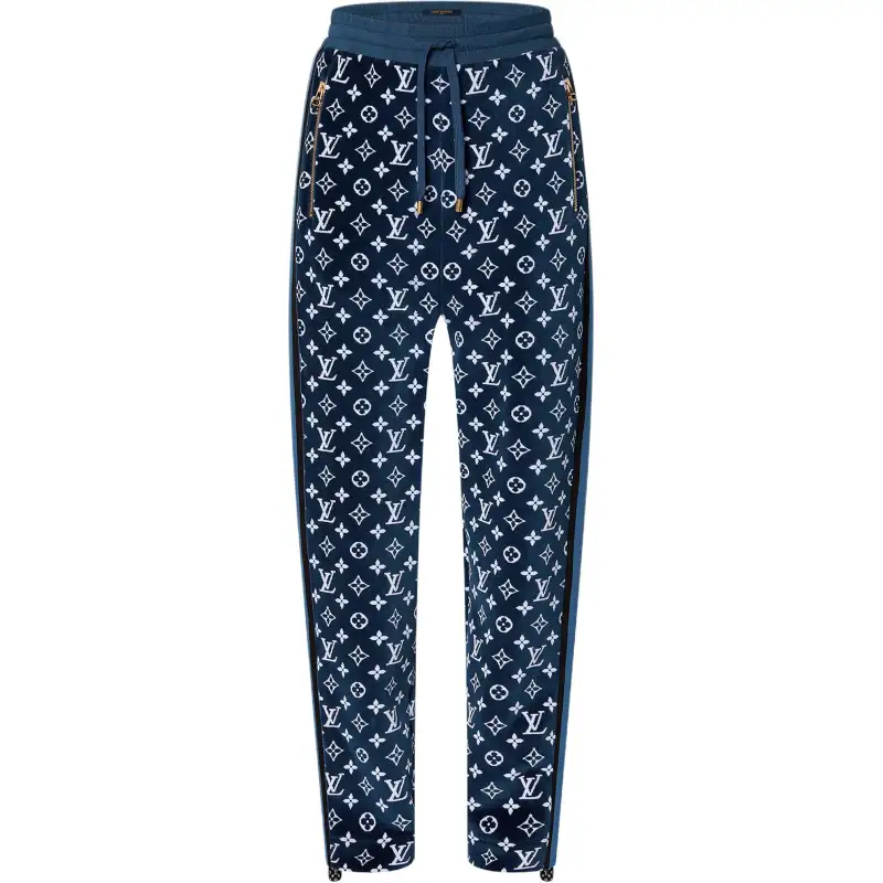 LOUIS VUITTON Monogram Toweling Jogging Pants