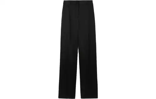 Burberry pressed-crease flared trousers