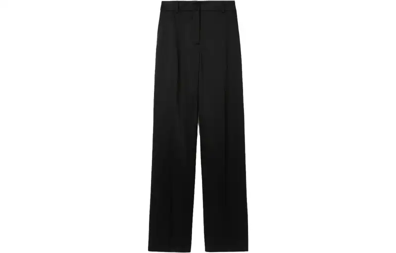Burberry pressed-crease flared trousers