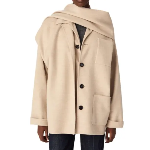 Bottega Veneta FW24 Coat Women's Beige