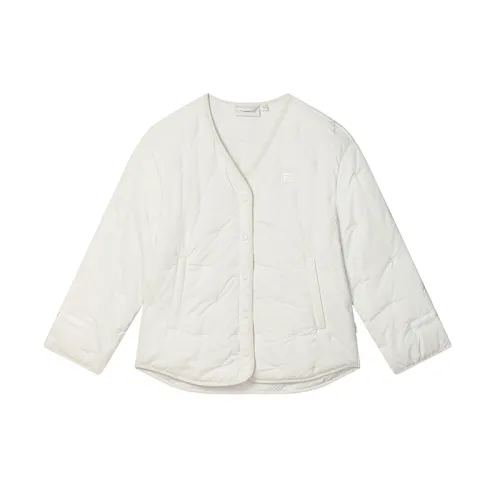 FILA Puffer Jacket Women's Porcelain White