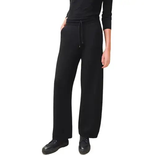 HERMES Casual Pants Women's Black