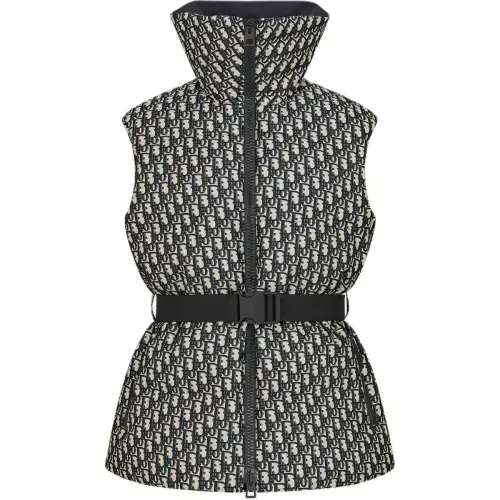 DIOR FW24 Vest Women's Black White Mixed Color