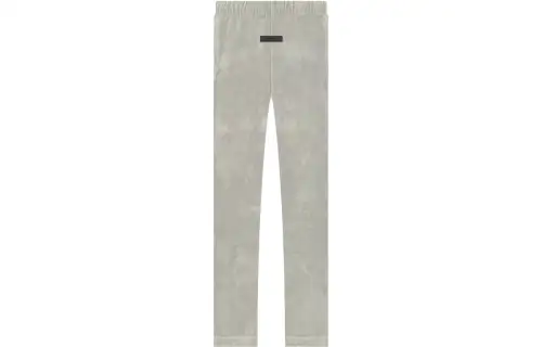 Fear Of God Essentials Drop2 SS23 Casual Pants Women's Seal Gray Color Moderate Straight Fit Pants