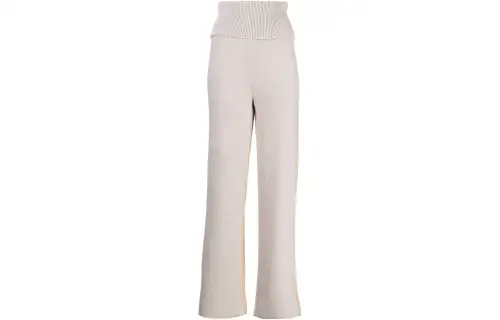 OFF-WHITE Diag Languid two-tone knit trousers