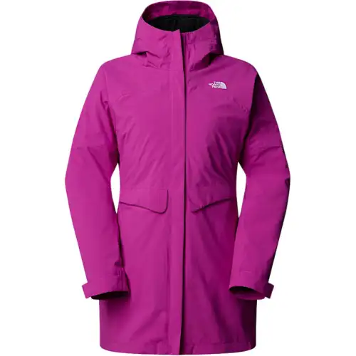 THE NORTH FACE FW24 DryVent™ Mono Triclimate Parka Coat Women's Deep Mulberry/Black