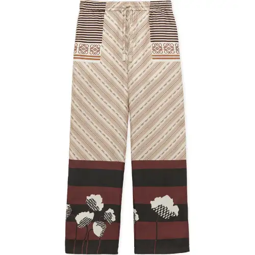 Loewe printed straight trousers