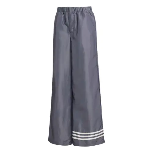 Adidas Originals Casual Pants Women's Gray Moderate Straight Fit Pants