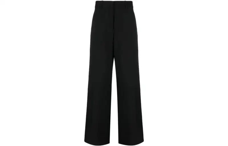 OFF-WHITE high-waisted wide-leg trousers