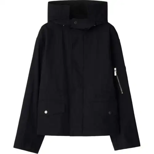 Burberry Hooded Press stud Parka Coat