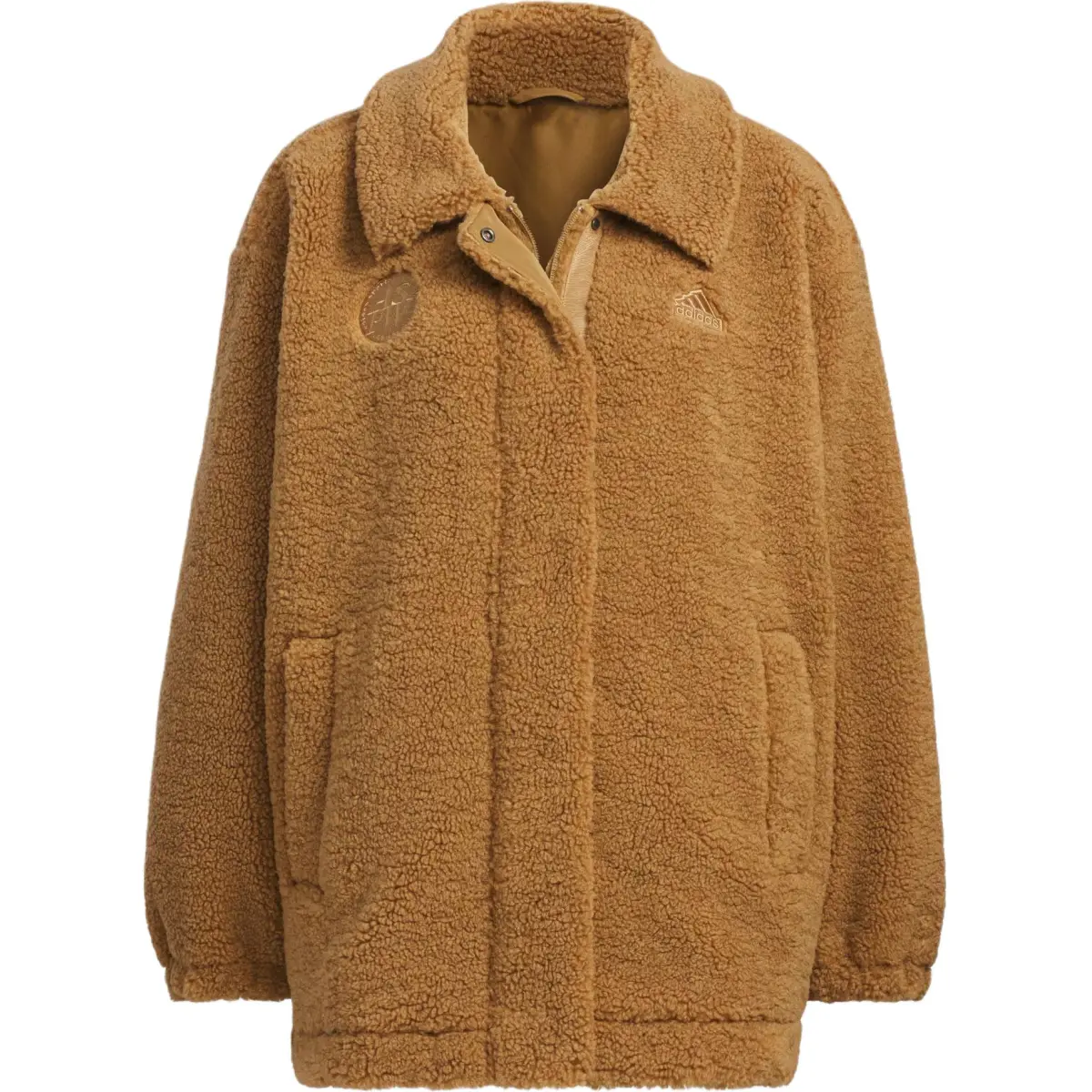 Adidas Lounge Velvet feel Coat Women's Desert Brown