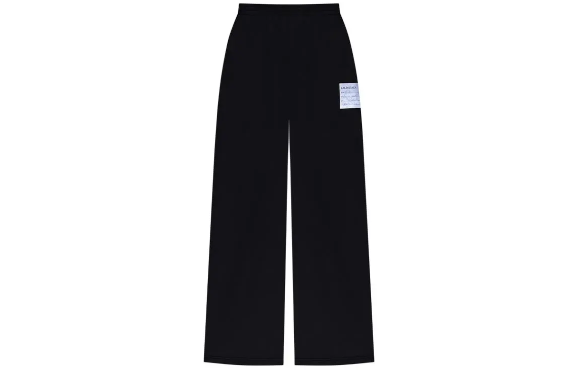 Balenciaga Casual Pants, Loose Fit Men's Black