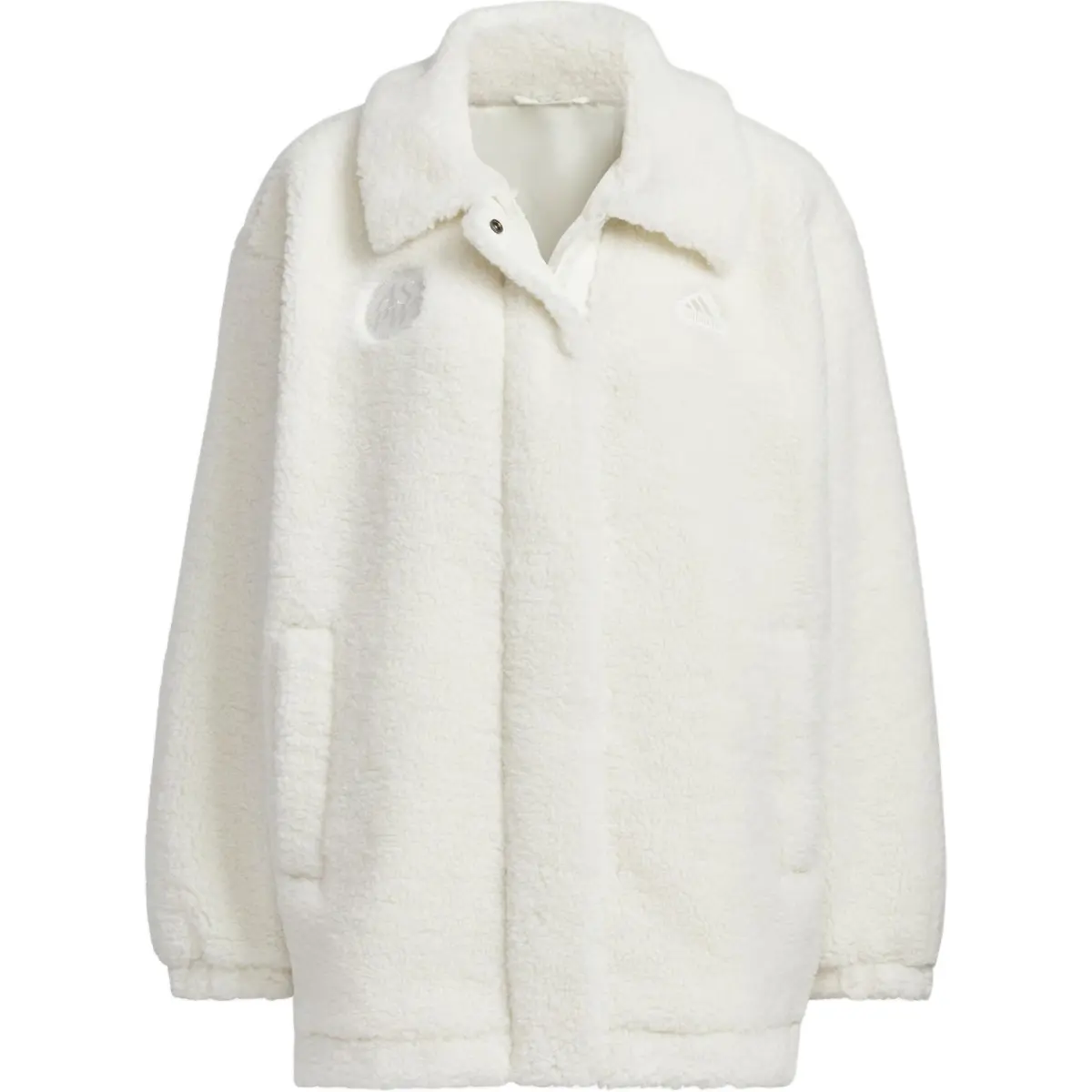 Adidas Lounge Velvet feel Coat Women's Jade White