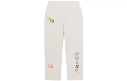 Vans Casual Pants Women's White Moderate Straight Fit Pants