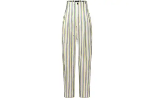 LOUIS VUITTON Multi Stripe Fitted High Waist Pants