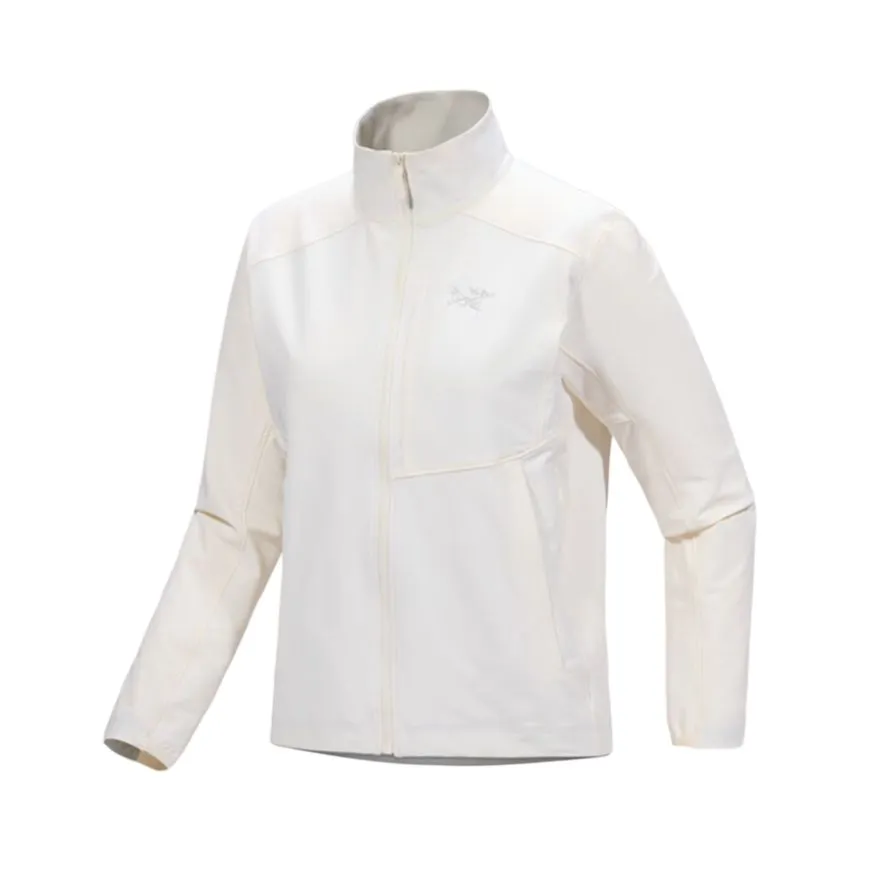Arc'teryx GAMMA SS25 Breathable Abrasion Resistant Windproof Windbreaker Jacket Women's Polar White
