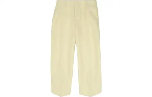 Bottega Veneta Casual Pants Women's Ecru Moderate Wide Leg Pants