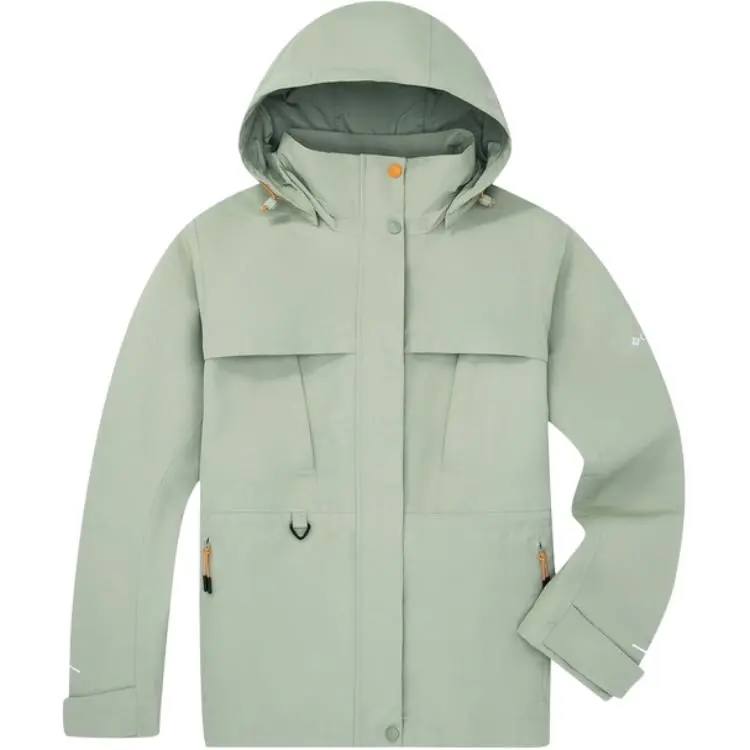Columbia Transit Windbreaker Jackets Women's Emerald Hooded Moderate