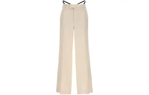 GUCCI Strap Detailed Cady Trousers